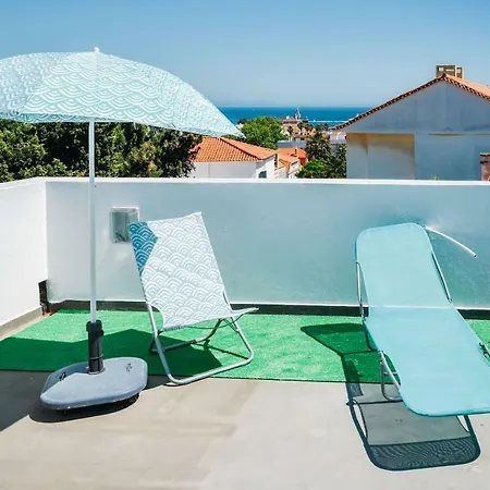 Amazing Seaview With Terrace - 5min From The Beach Apartamento Cascaes